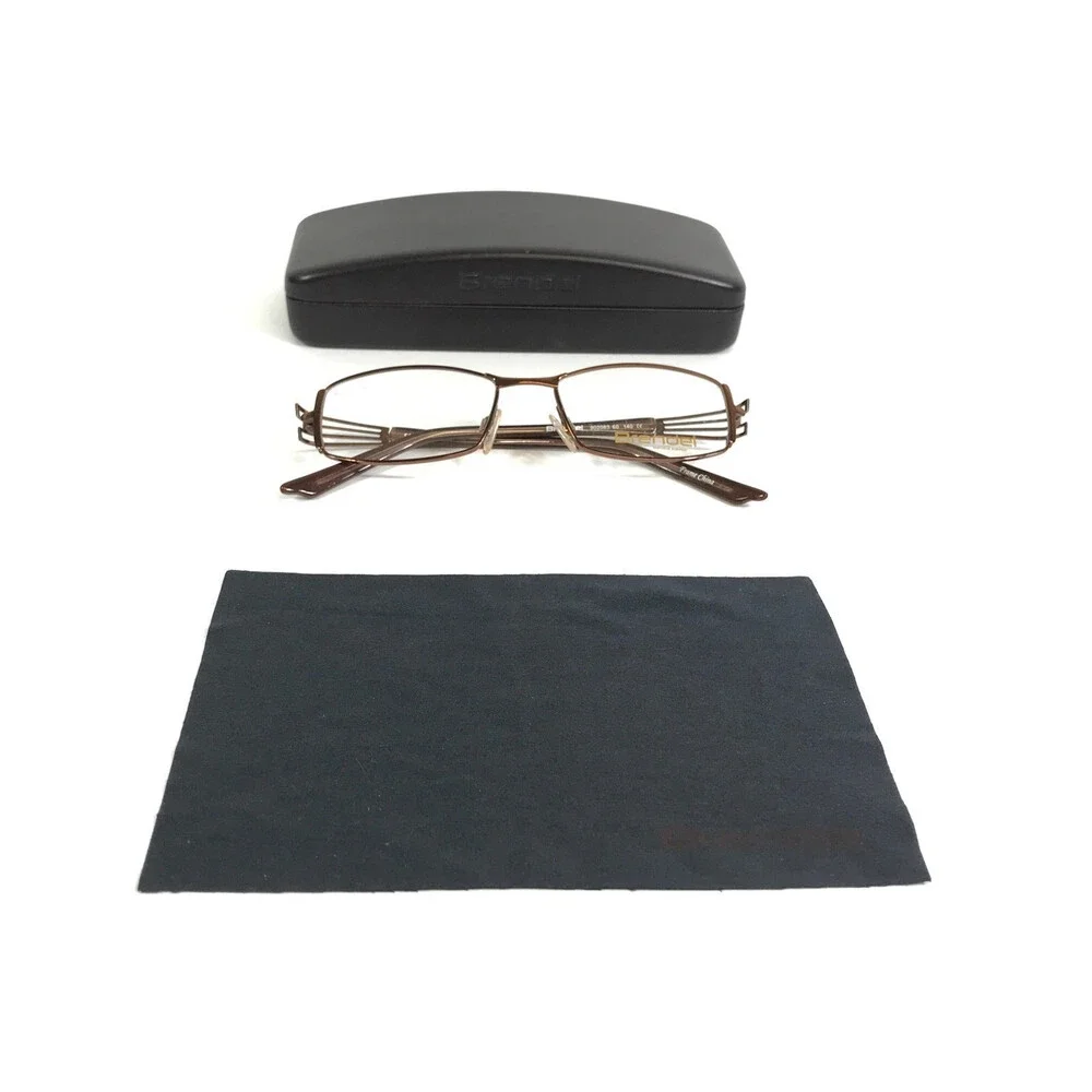Brendel Eyeglasses Frames 902083 60 Brown Rectangle Full Rim 51-17-140